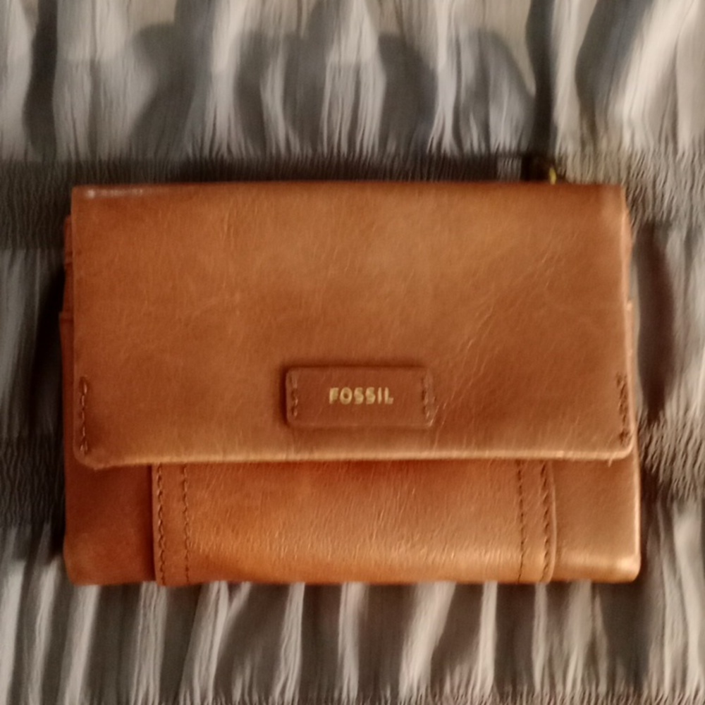Fossil Brown Leather Wallet
